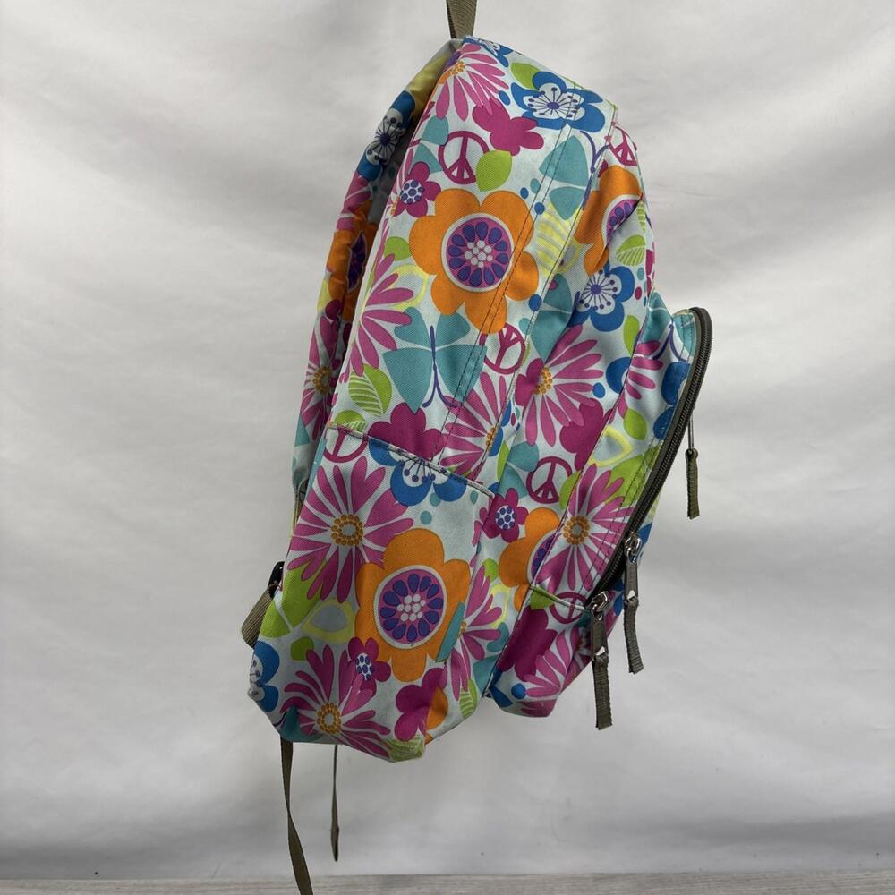 L.L.Bean Deluxe Backpack - Retro Flower Print - Picture 2 of 9